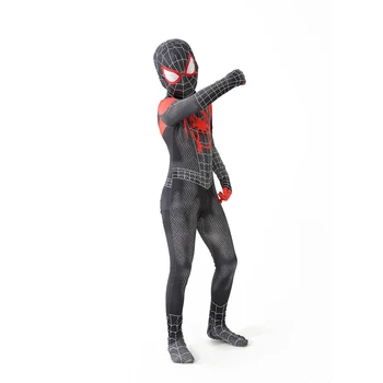 5 шт. оптом, детский костюм Человека-паука для взрослых, 12 костюмов супергероя Человека-паука на Хэллоуин, косплей-боди для мальчиков и девочек