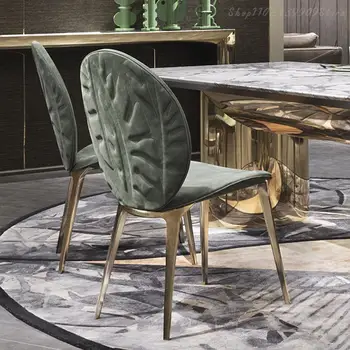 Дизайнерские садовые обеденные стулья, роскошный современный ресторан, гостиная, читальный зал, туалетный столик в скандинавском стиле, мебель для дома Sillas