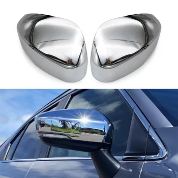 2шт Хромированная Крышка зеркала заднего вида для Стайлинга автомобилей Крышка боковых зеркал заднего Вида для Mitsubishi Eclipse Cross 2018 2019 2020