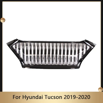 Автомобильные гоночные решетки, Передняя Решетка для Hyundai Tucson 2019 2020, Сменный Бампер, Капот, Сетчатая крышка, Верхняя Сетка, Автоаксессуары