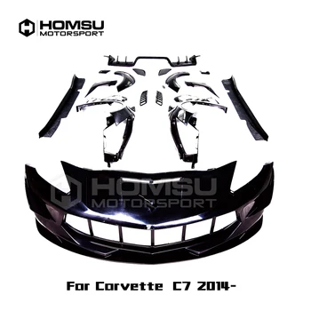 Обвес PD Style для corvette C7 тюнинг-комплект для corvette C7 2014 + Обвес Переднего бампера Боковая юбка заднего бампера