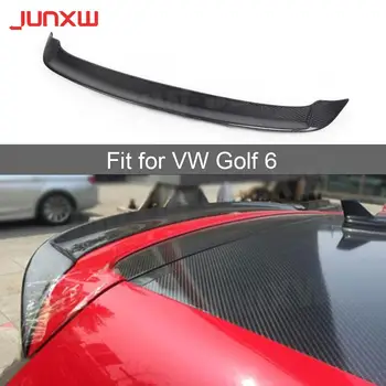 Задний Спойлер на Крыше из Углеродного волокна для Volkswagen VW Golf 6 VI MK6 GTI R20 FRP Задний Спойлер 2010-2013 R Style Нестандартный