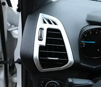 ABS Хром для Ford Escape Kuga 2017 2018 аксессуары для стайлинга автомобилей Передняя Отделка небольшого воздуховода