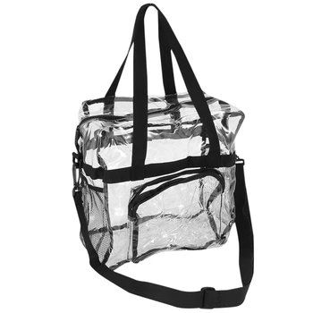 Прозрачная сумка для безопасности на стадионе, для путешествий и спортзала, прозрачная сумка для работы, спортивных игр и концертов