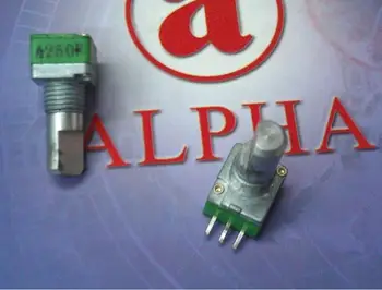 2 шт./ЛОТ Тайваньский прецизионный потенциометр типа ALPHA Alfa RK09, длина одиночного вала A250K 15 мм