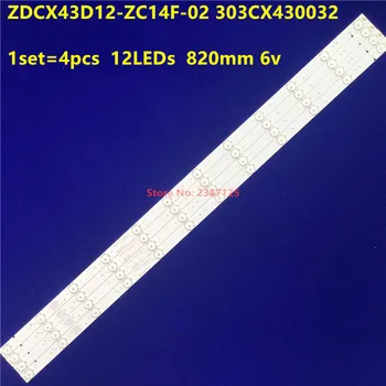 20шт Светодиодная лента RF-AD420E32-1201S-03 ZDCX43D12-ZC14F-02 303CX430032 LISTWA CX430M02 Pixel LE-4329 CX430DLEDM LC430DUY1
