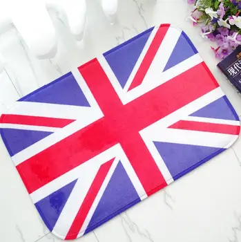 Классический коврик для ванной с флагом Англии Юнион Джек, кухонный коврик с современным британским флагом Соединенного Королевства, дверной коврик, ковер, коврики с флагом Великобритании