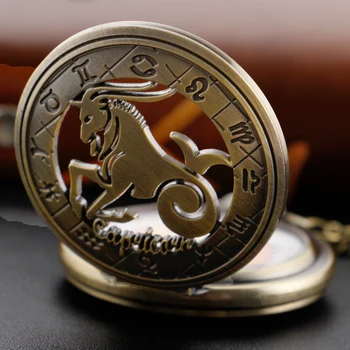 Знаменитый Демон Сатана Аватар Кварцевые карманные часы Steam Punk Винтажные часы с цепочкой-брелоком Модное ожерелье Рождественский подарок