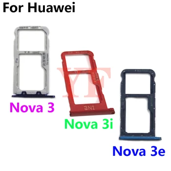Для Huawei Nova 3 3e P20 lite Nova 3i P20 Pro Лоток Для SIM-Карт Слот Держатель Гнездо Адаптера Запасные Части