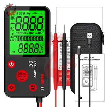 Цифровой мультиметр BSIDE, умный автоматический мультитестер, USB-зарядка, универсальный тестер для электрика, Вольтметр, детектор напряжения, измеритель