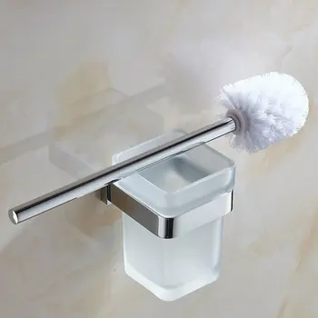 Щетка для чистки унитаза из нержавеющей стали, пластиковая спиральная конструкция, прочные инструменты для чистки ванной комнаты.