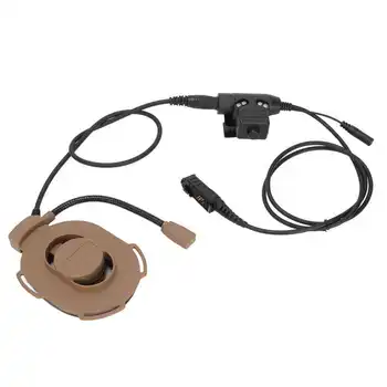 Военные радионаушники, шлем, гарнитура, растяжимые Дышащий провод с U94 PTT для DEP550, для P6600, для MTP3250