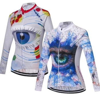 Женская велосипедная майка Mtb Велосипедная одежда Ciclismo Джерси с длинными рукавами Дорожная рубашка для верховой езды Женская дорожная велосипедная одежда