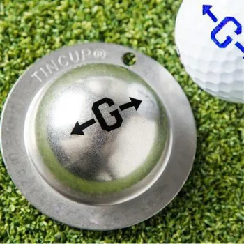 Многофункциональный инструмент для выравнивания линии мяча для гольфа из нержавеющей стали, маркер, шаблон спортивного инвентаря для гольфа на открытом воздухе