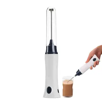 Ручной электрический пенообразователь для молока с венчиком из нержавеющей стали, подставка для взбивания молока, кофе с молоком, латте, капучино