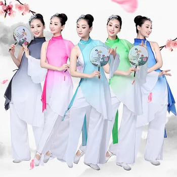 традиционный китайский народный танцевальный костюм для женщин, танцевальные костюмы, детский костюм yangko girl, детское платье, женская одежда yangge