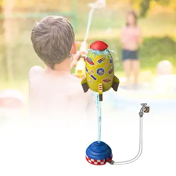 Игрушка-разбрызгиватель с ракетой, забавное взаимодействие, игрушка для подъема давления воды, водные игрушки в подарок на день рождения, подарки для вечеринки в саду, подарки для дворовых мальчиков и девочек