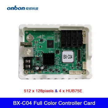 Плата управления полноцветным асинхронным светодиодом BX-C04 Wi-Fi 512*128,1024*64 Сетевой и USB-удаленный кластерный видеорегистратор LED
