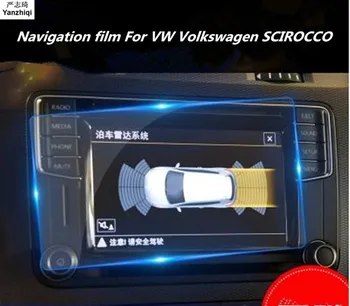 Автомобильная навигация Протектор экрана из закаленного стекла Защитная пленка из стального стекла для Фольксваген SCIROCCO 2009-2017