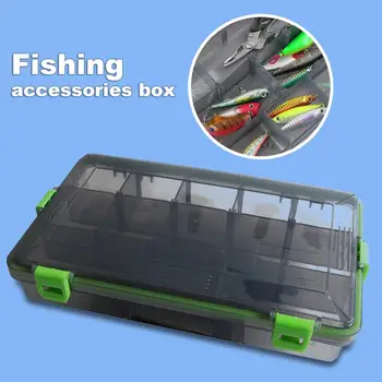 Высококачественная коробка для приманки, портативная коробка для приманки, съемная большая емкость, ящик для хранения инструментов для рыбалки на открытом воздухе большой емкости