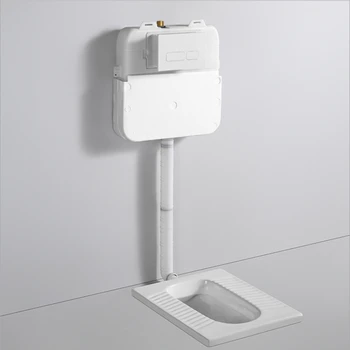 Резервуар для воды Бытовая Ванная Комната Скрытая Стена Невидимый Сливной Бачок Встроенный Туалет на корточках