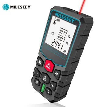 Mileseey X5 Лазерный дальномер, Рулетка, Цифровая лента, Дальномер, Уровень, Пузырьковый дальномер Trena Metro, Измерительные инструменты