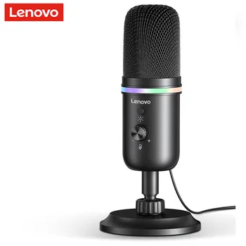 Настольный микрофон Lenovo 860PRO Интеллектуальное шумоподавление RGB подсветка Игровой микрофон можно подключить к компьютеру телефону·