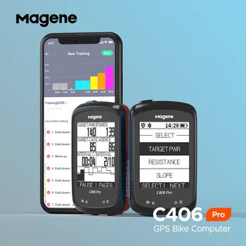 Велокомпьютер Magene GPS C406 Pro Оригинального дизайна и множества функций