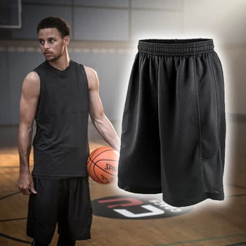 Новые черные удобные шорты для баскетбола, Быстросохнущая Дышащая тренировочная баскетбольная майка, Спортивные шорты для бега, мужская спортивная одежда