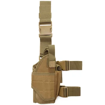 Универсальная кобура для пистолета с откидной ножкой, тактическая набедренная пистолетная сумка для правой руки, чехол для ножек, ремень безопасности для всех пистолетов