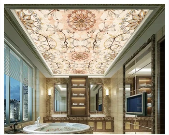 европейская трехмерная декоративная роспись beibehang papel de parede обои каменная плитка мозаика мраморный фон потолка