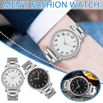 Мужские часы Роскошные Часы Из Цельной Стали Модные Кварцевые Наручные Часы Водонепроницаемые Мужские Часы С Датой Relogio Masculino Relojes Para Hombre