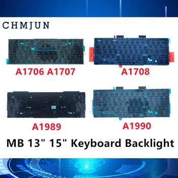 Новая клавиатура С Подсветкой A1706 A1708 A1707 A1932 A1989 A1990 Для Macbook Air Pro Retina С подсветкой для США И Великобритании 2016-2019