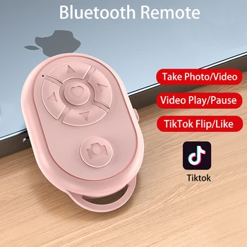 Мобильный телефон с Bluetooth-пультом для iPhone Xiaomi Huawei OPPO, удаленная фотосъемка для Tiktok, видео в прямом эфире, дистанция открытия 20 м