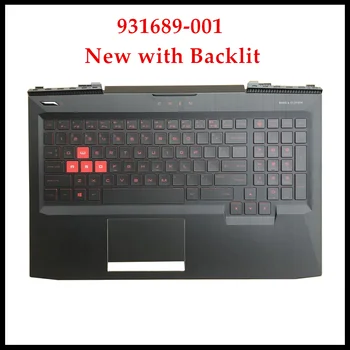 Высококачественная клавиатура 931689-001 для ноутбука HP Plus Omen 17-AN с подставкой для рук в сборе TPN-Q194 US Layout с протестированной подсветкой