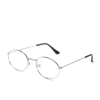 Модные универсальные круглые очки для рыбалки в стиле ретро, металлические очки для близорукости для мужчин, женские очки, оправа для очков, Плоское зеркало