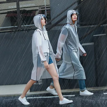 Портативный Высококачественный Плащ EVA Унисекс, Непромокаемый дождевик, Женский Мужской Прозрачный Непромокаемый костюм для кемпинга