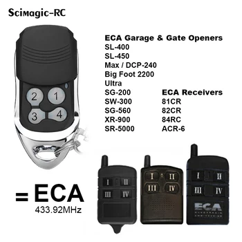 Замена передатчика с подвижным кодом ECA 81CR 82CR 84CR ARC-6 на пульте дистанционного управления гаражными воротами 433,92 МГц