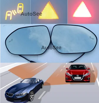 для автомобиля Honda Toyota Nissan система предупреждения о смене полосы движения, светодиодное боковое зеркало со светодиодной подсветкой для обнаружения слепых зон BSD, поддержка обогрева
