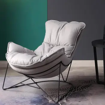 Дизайнерское кожаное кресло для гостиной, диваны-качели, глубокое кресло, милые компьютерные подоконники, современная мебель для зала, скандинавская мебель YYY35XP