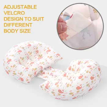 Улучшающая комфорт сна Подушка для беременных из чистого хлопка для поддержки живота 56x35 см для второго триместра беременности Подушка для беременных