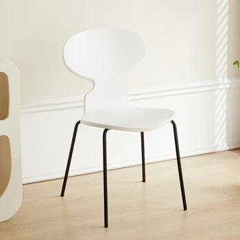 Обеденные стулья для спальни в кемпинге Пластиковые Сверхлегкие Модные Обеденные стулья в скандинавском стиле Дизайнерская Детская Мебель Cadeiras De Jantar для дома