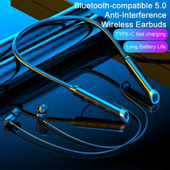 Универсальная беспроводная гарнитура 2,4-2,480 ГГц с шейным креплением для игр с Bluetooth-совместимым сабвуфером 5,0. Беспроводные гарнитуры