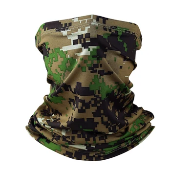 Военно-тактическая бандана, Летние шарфы для лица, трубчатая маска для головы, Камуфляжная защита от ультрафиолета, Ветрозащитная шейная гетра для мужчин и женщин