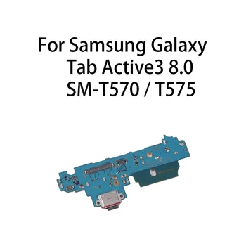 Оригинальный разъем для зарядки USB-порта, док-станция, плата для зарядки Samsung Galaxy Tab Active3 8.0/SM-T570/T575