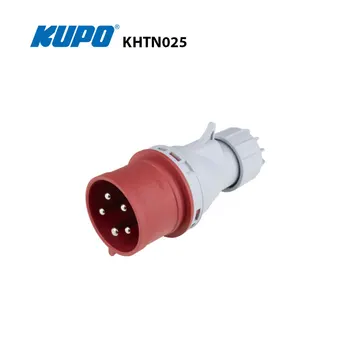 KUPO KHTN025 32A 5-жильный водонепроницаемый штекер 400 В, сертификация CE, сценическое освещение, индустрия CEE form line, Штекер