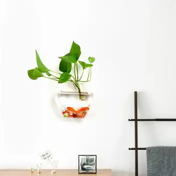 Простое Наполнение, Креативный Настенный Гидропонный Цветочный Горшок, Прозрачный Контейнер Для растений, Цветочный Декор для дома