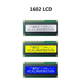 Модуль LCD1602 1602 с синим/зеленым экраном IIC /I2C с 16x2-символьным ЖК-дисплеем. 1602 5 В Зеленый экран и белый код