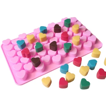 Силиконовая форма в виде мини-сердца, лоток для кубиков льда, форма для шоколадной помадки своими руками, 3D аксессуары для выпечки, форма для торта