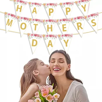 Баннер с Днем матери, Товары для украшения вечеринки в честь Дня матери, Подарки на День Матери От сына и дочери